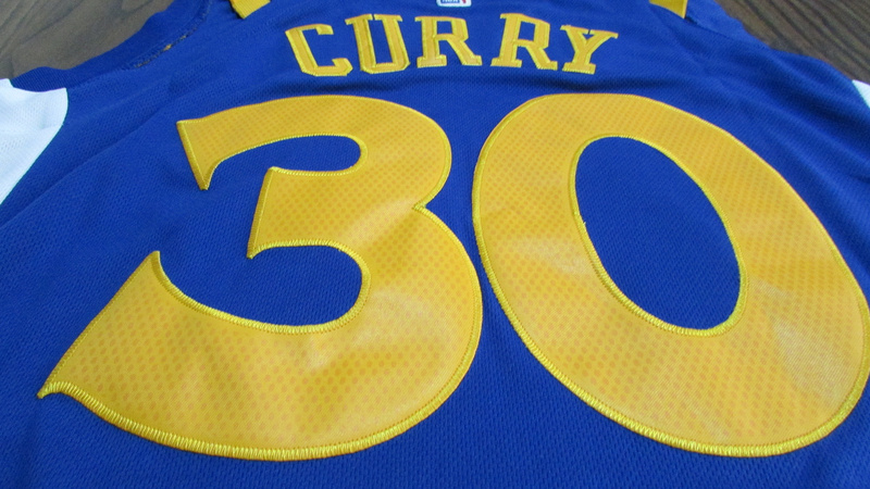 Maillot Basket Authentique Enfant Golden State Warriors Curry 2017-18 30 Bleu